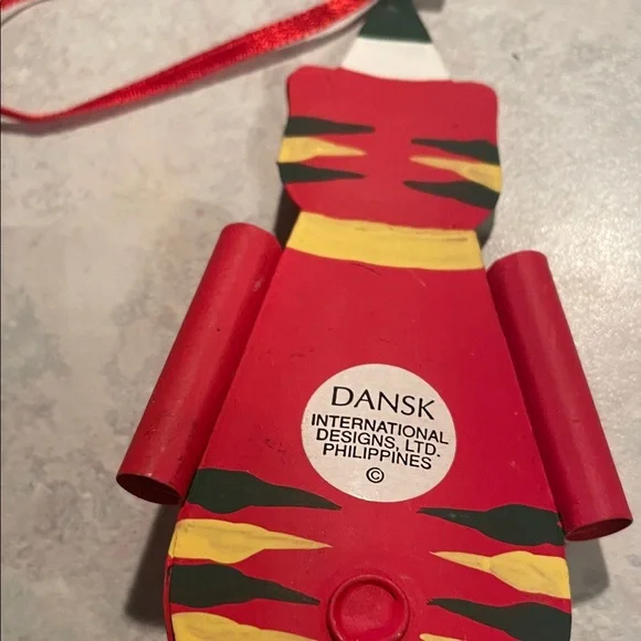 Vintage Dansk Festive Cat Ornament - Picture 4 of 4